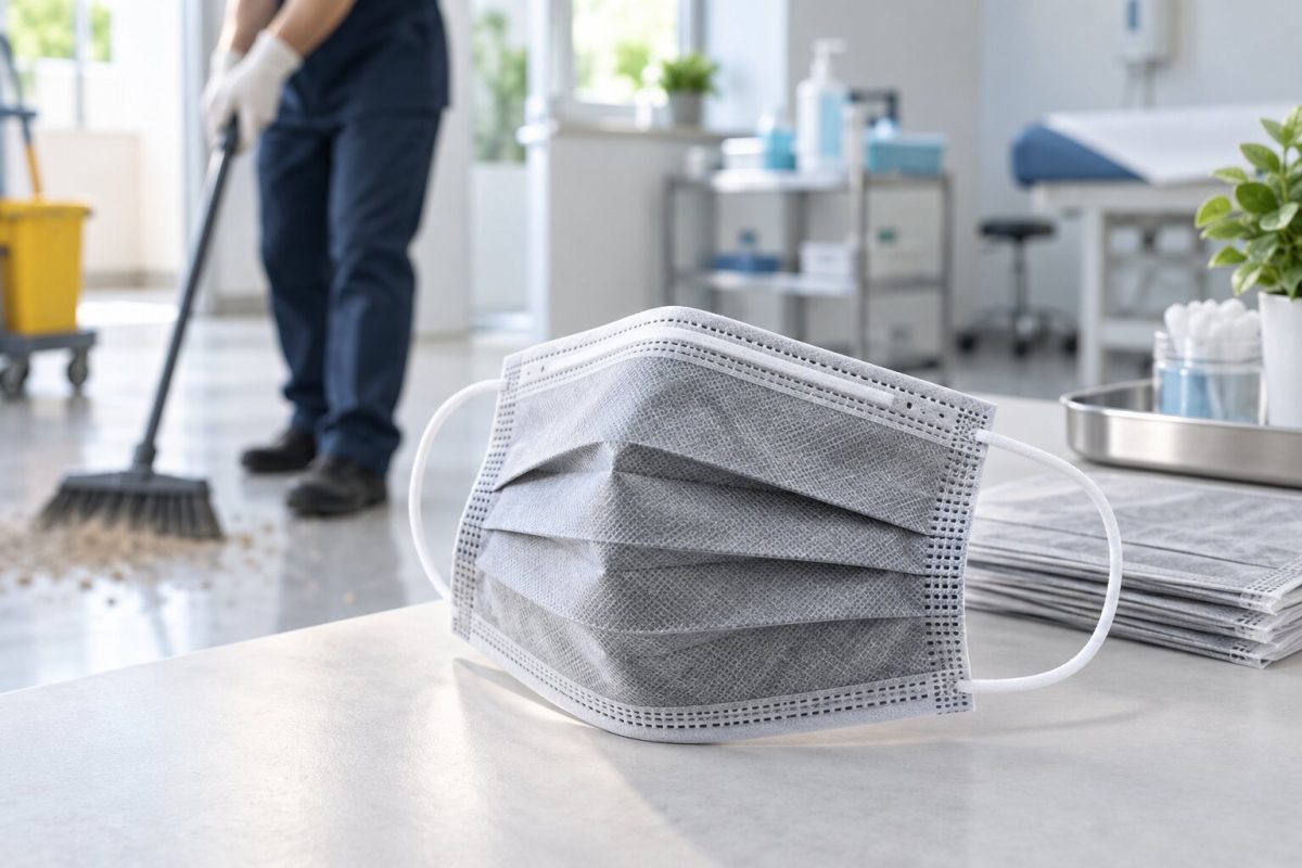Khẩu trang y tế than hoạt tính dùng một lần nhẹ, tiện lợi và phù hợp môi trường bụi