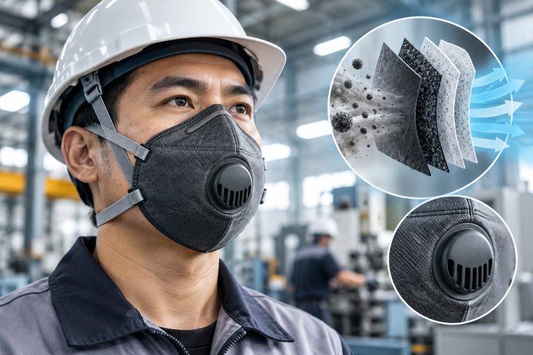 Khẩu trang than hoạt tính 3M chuyên dụng ôm sát, lọc bụi tốt và hỗ trợ giảm mùi