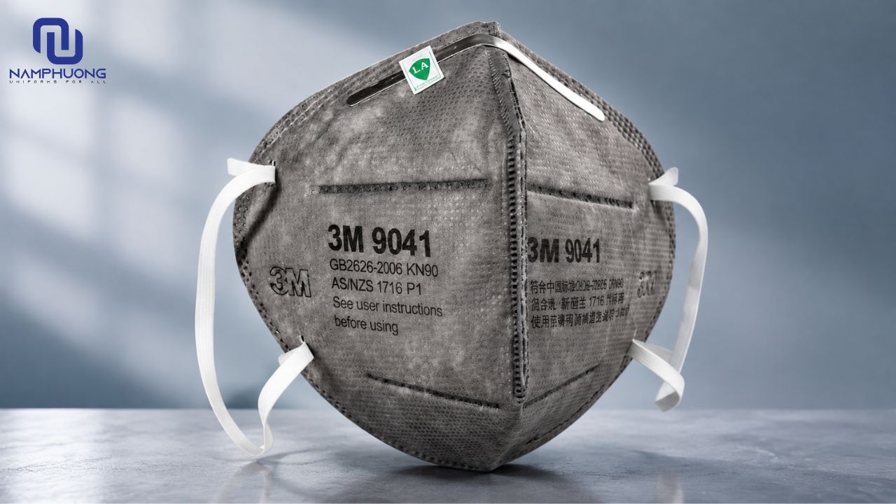 Khẩu trang 3M 9041 là dòng phổ biến nhờ khả năng lọc bụi cơ bản