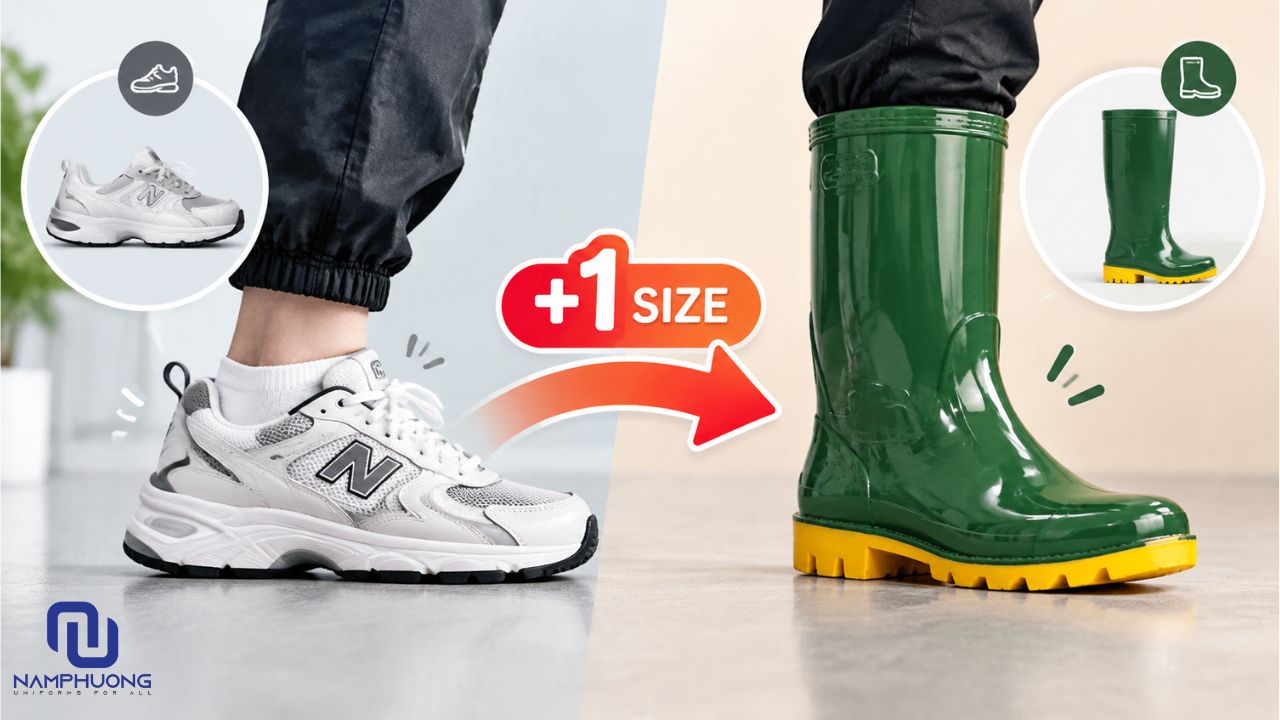 Người mua nên tăng khoảng 1 size so với giày thể thao