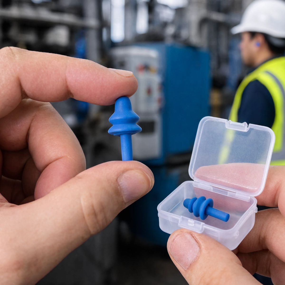 Thiết kế silicon nhiều tầng trên nút tai 3M 1270 và 1290 mang đến sự tiện lợi trong đeo, tháo và vệ sinh