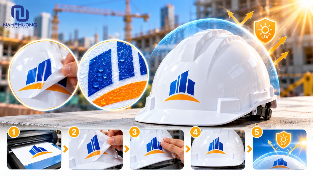 Dán decal nhựa PVC chống tia UV có chi phí linh hoạt, dễ triển khai