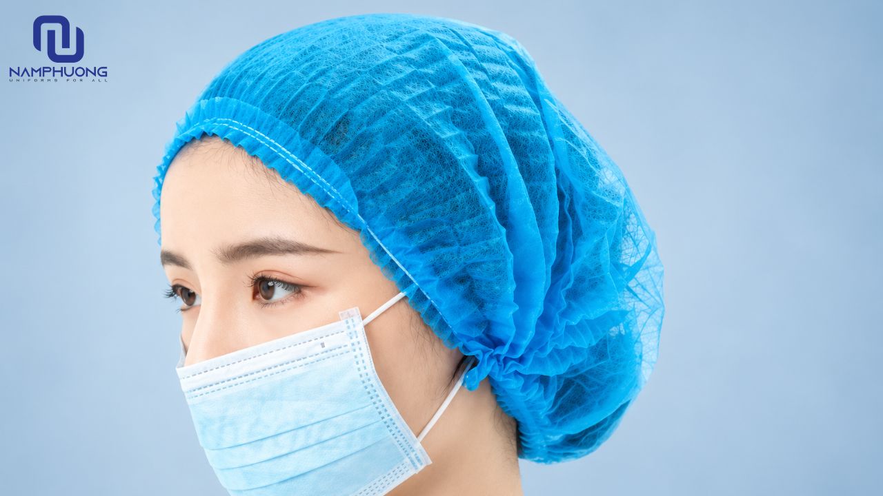 Mũ con sâu dùng một lần phù hợp trang bị cho cơ sở y tế